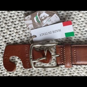 Fabo Corti nwt brown leather belt